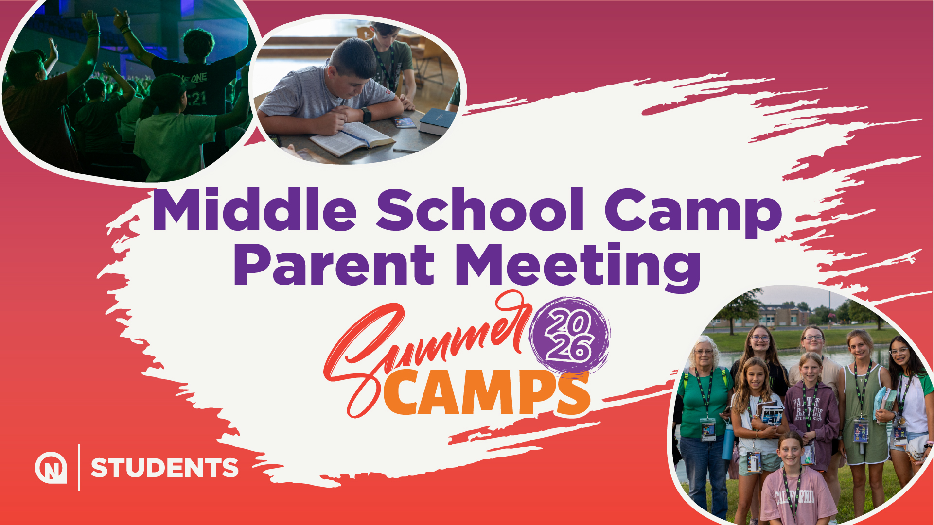 Middle School Camp Parent Meeting